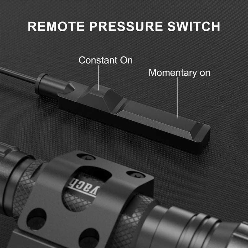 Feyachi Tactical Flashlight LED Weapon Light 1200 Lumen with Picatinny/M Lock Rail Mount and Pressure Switch Included - Image 4